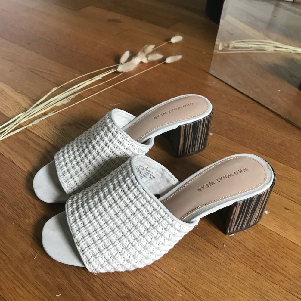 WHO WHAT WEAR MULES
